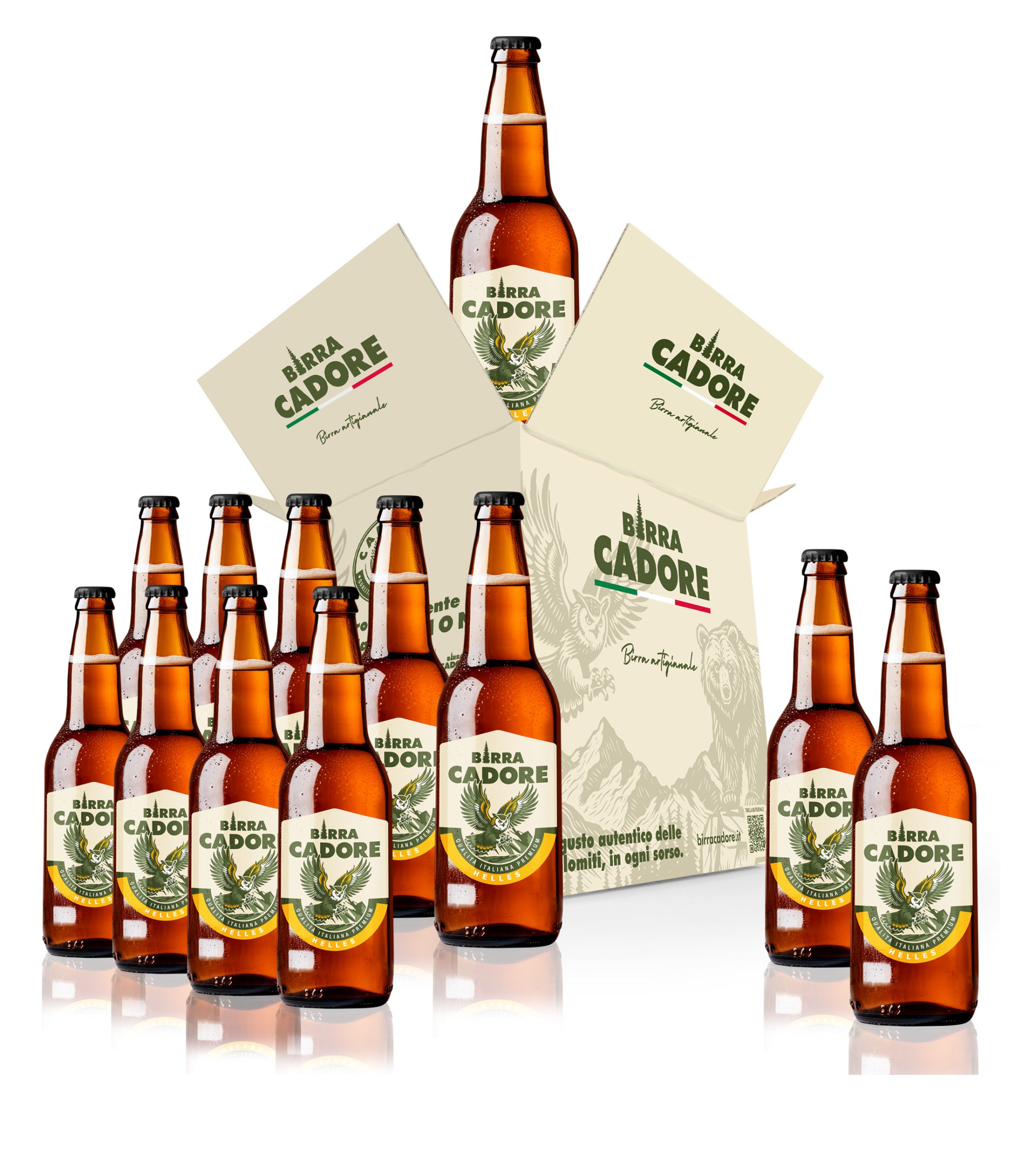 Scatola - Birra artigianale Helles - Birra Cadore