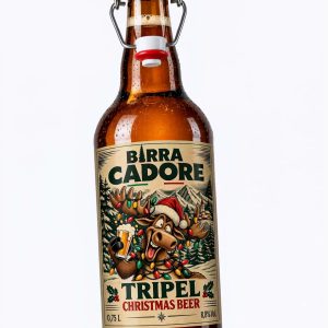 Bottiglia di Birra Cadore Tripel Christmas Beer da 75 cl